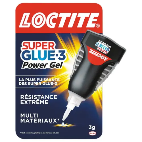 Colle super glue extra-forte 3g - Loctite 