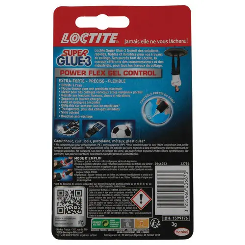 Colle super glue extra-forte 3g - Loctite 