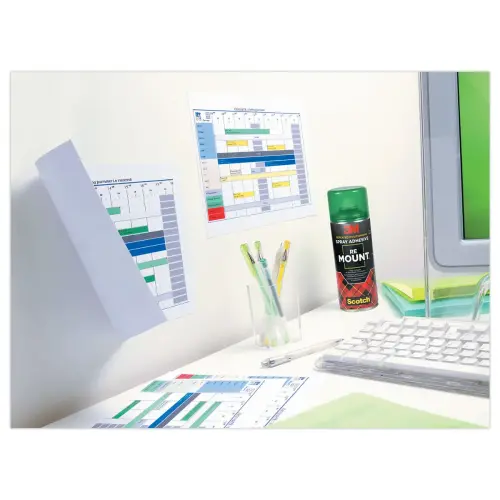 A&eacute;rosol de colle repositionnable Re Mount - 3M - 400 ml 