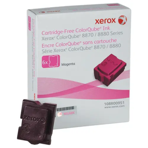 Pack de 6 blocs de cire 108R00955 - Magenta - Xerox 