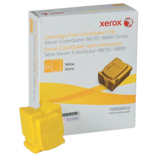 Pack de 6 blocs de cire 108R00956 - Jaune - Xerox