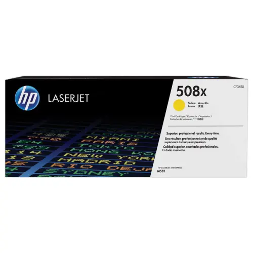 HP 508X CF362X toner jaune Grande capacit&eacute; 