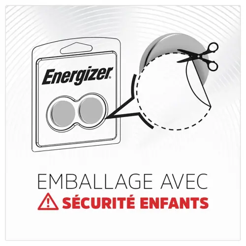 2 Piles lithium - CR2016 (3V) - ENERGIZER