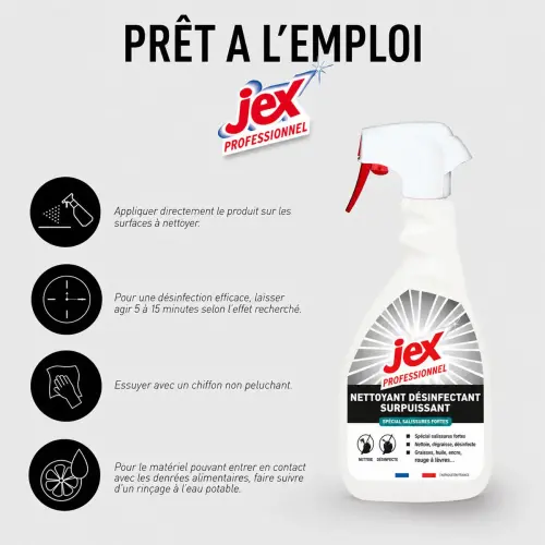 Spray nettoyant surpuissant - 500 ml - Jex Pro