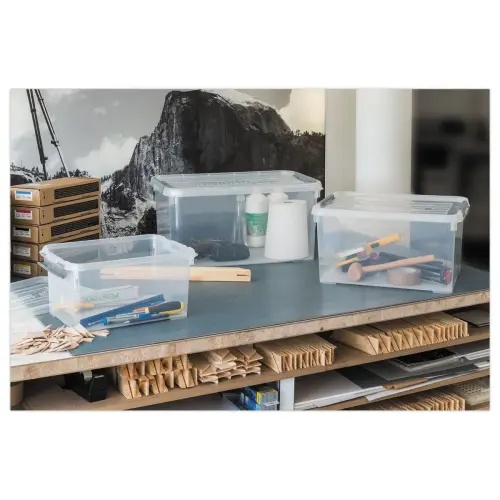 Handy Plus 50L Clips -Modulable & Robuste - Gris - CURVER