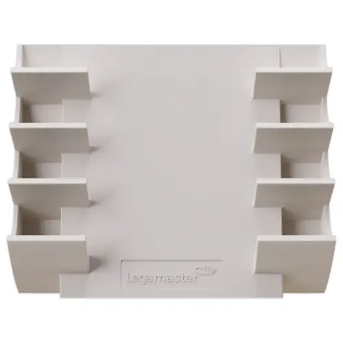 Tableau en Verre Mat Magn&eacute;tique 100x200 + Kit - Gris- LEGAMASTER 