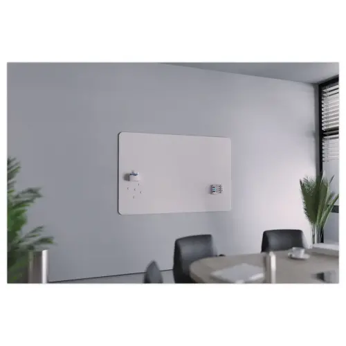 Tableau en Verre Mat Magn&eacute;tique 100x200 + Kit - Gris- LEGAMASTER 