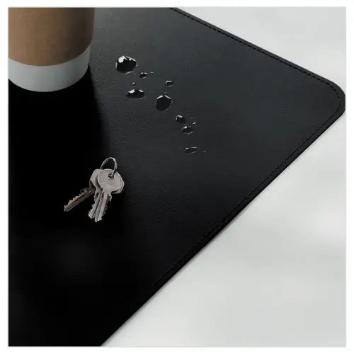 Tapis de Bureau 80x40cm - Multifonctions & Antid&eacute;rapant - Noir - LEITZ 