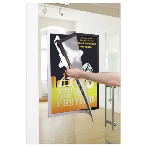 Cadre d'affichage adh&eacute;sif DURAFRAME POSTER - A1 - Noir - DURABLE 