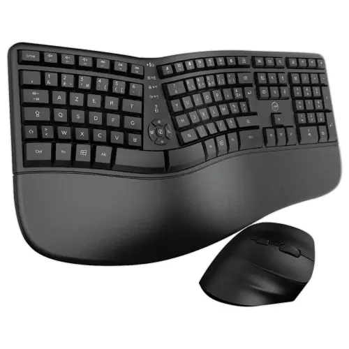 Clavier + Souris Sans Fil Ergonomique Multiconnexion C30W - MOBILITY LAB