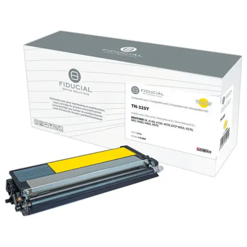 Toner remanufacturé éq. BROTHER TN-325Y - Haute capacité - Jaune