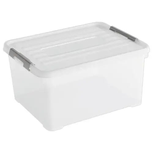 Boîte Transparente - Handy Plus 35L avec Clips - CURVER