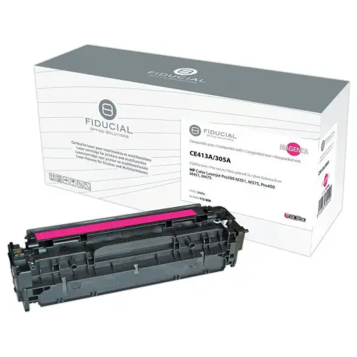 Toner remanufacturé éq. HP CE413A - Magenta