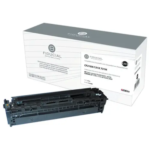 Toner remanufacturé éq. HP CF210X, CANON 731H - Haute capacité - Noir