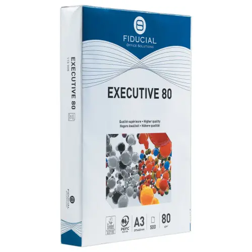 3 Ramettes de 500 feuilles A3 Executive - FIDUCIAL