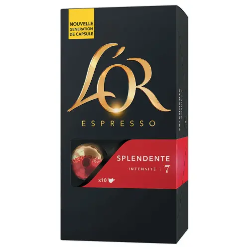 10 Capsules de caf&eacute; - Splendente - L'OR ESPRESSO 