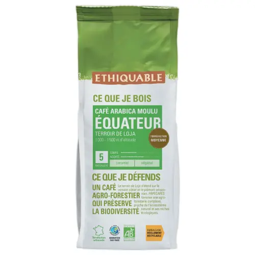 Café moulu Equateur - 250g - ETHIQUABLE