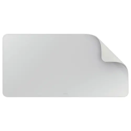 Grand sous-main tapis de bureau - gris