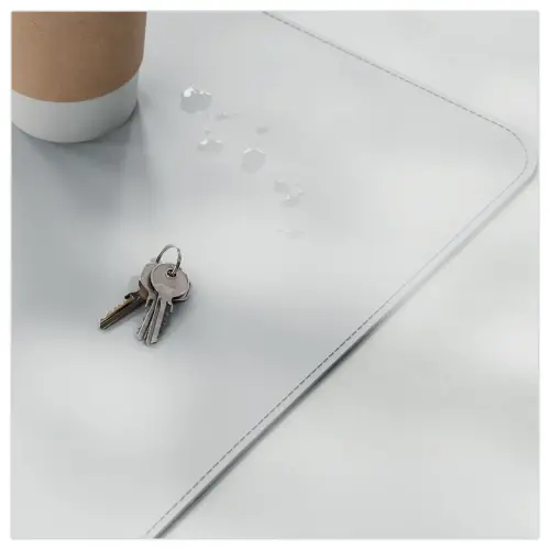 Grand sous-main tapis de bureau - gris