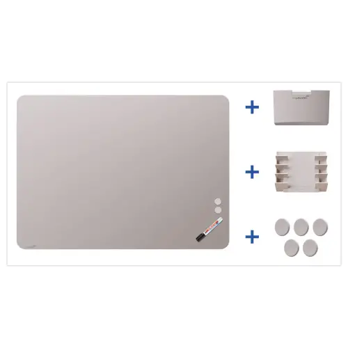 Tableau en Verre Tremp&eacute; Mat 90x120 + Kit - LEGAMASTER 