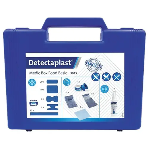 Valise de Secours Multirisques 1 &agrave; 5 personnes - DETECTAPLAST 