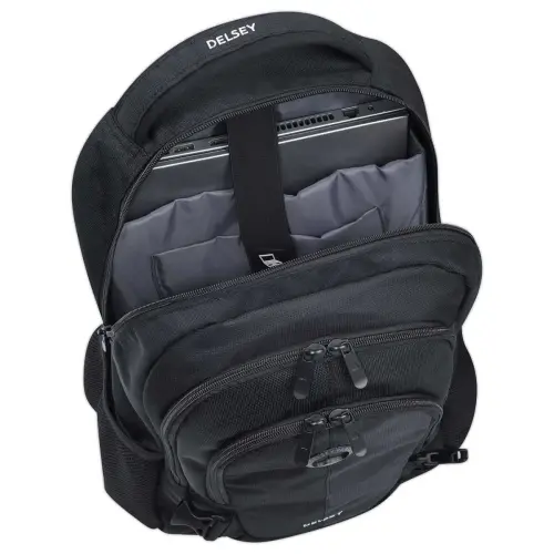 Sac à dos Confortable 15,6" - 29L - Noir - DELSEY