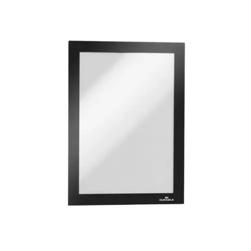 2 Pochettes d'affichage repositionnables Duraframe - A5 - Noir - DURABLE 