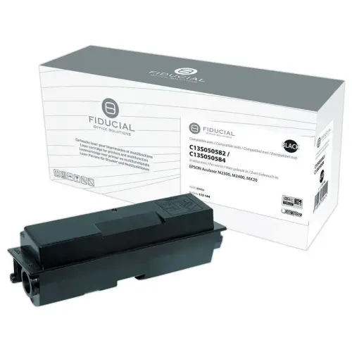 Toner remanufactur&eacute; &eacute;q. EPSON C13S050582, C13S050584 - Haute capacit&eacute; - Noir 