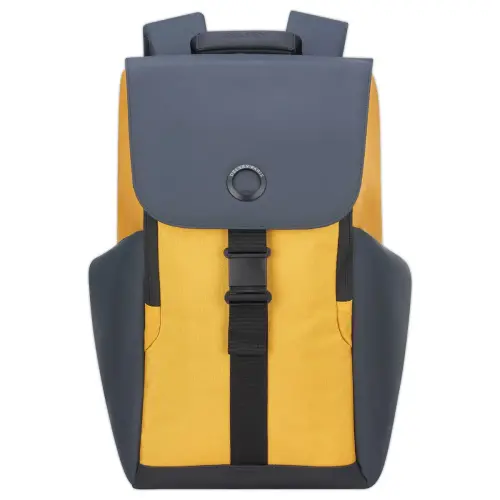 Sac &agrave; dos SecurFlap 15,6" - Confortable & Securis&eacute; - Jaune - DELSEY 
