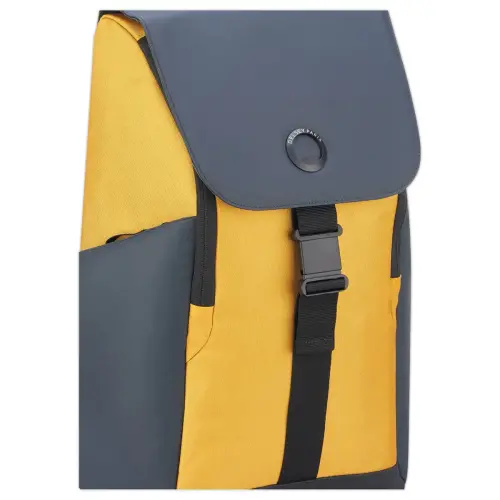 Sac &agrave; dos SecurFlap 15,6" - Confortable & Securis&eacute; - Jaune - DELSEY 