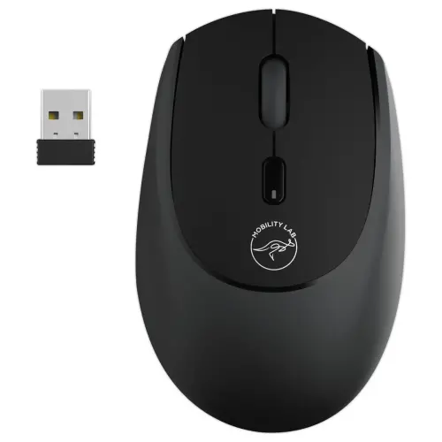 Souris Sans FIl Pop Gum - Triple Connexion - Noir - MOBILITY LAB 