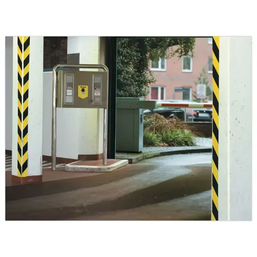 Adhésif de circulation jaune et noir - Tesa