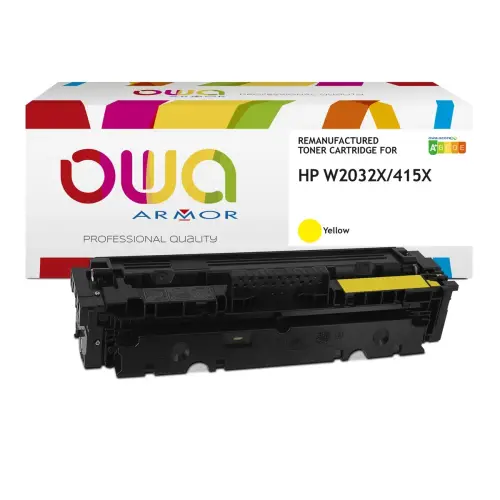 Toner compatible HP W2032X OWA jaune