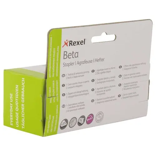 Agrafeuse BETA Classic - 25 feuilles - Noir - RAPID 