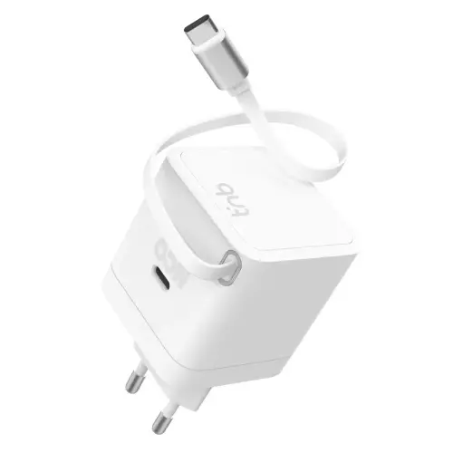 Chargeur GAN 3 USB 65W + c&acirc;ble 