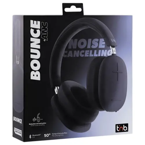 Casque Bluetooth Bounce - Réduction Active - Bleu - T'NB