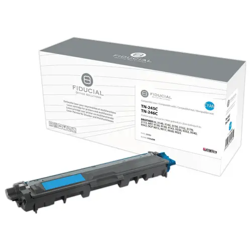 Toner remanufacturé éq. BROTHER TN-245C, BROTHER TN-246C - Haute capacité - Cyan