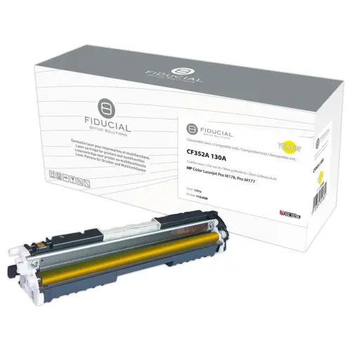 Toner remanufacturé éq. HP CF352A - Jaune