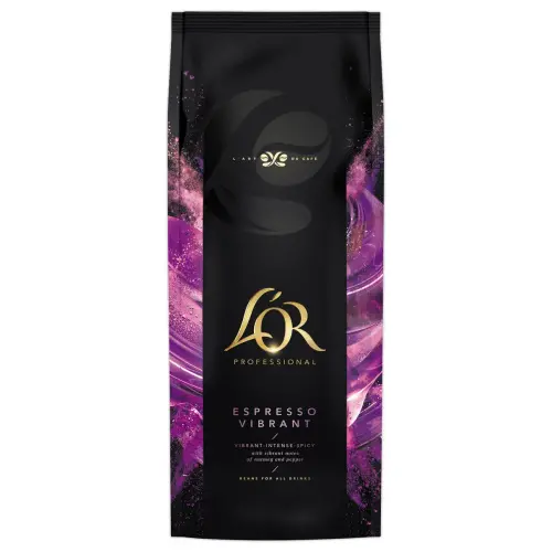Caf&eacute; en Grain 1kg L'OR Espresso Vibrant 