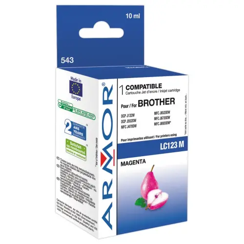 Cartouche éq. BROTHER LC123 - Magenta - OWA