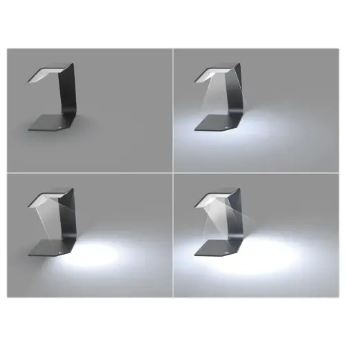 Lampe LED STEELIO Noir - We Light