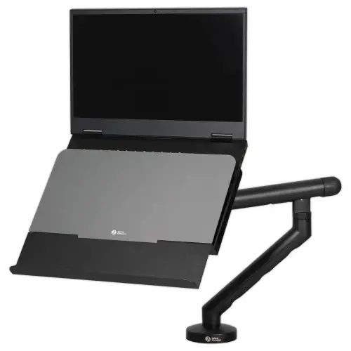 Support PC portable pour bras écran "BE FLEXIBLE" - BAKKER