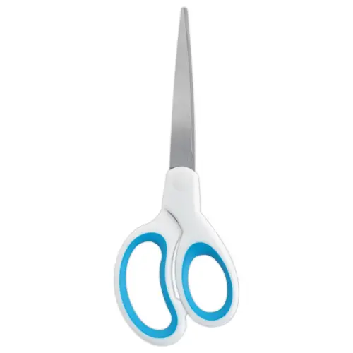 Paire de ciseaux bicolores asymétriques - 20 cm - Acess
