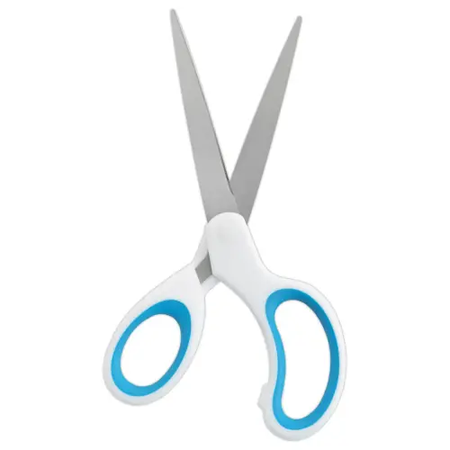 Paire de ciseaux bicolores asymétriques - 20 cm - Acess