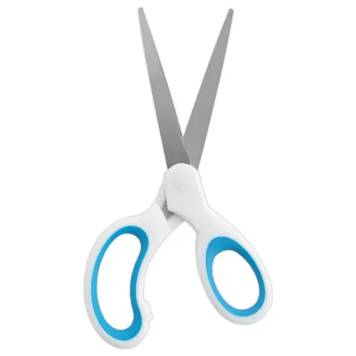 Paire de ciseaux bicolores asymétriques - 17 cm - Access