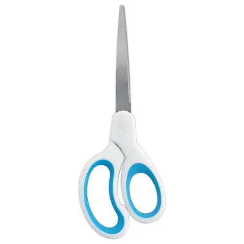 Paire de ciseaux bicolores asymétriques - 17 cm - Access