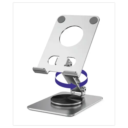 Support rotatif pliable pour téléphone et tablette