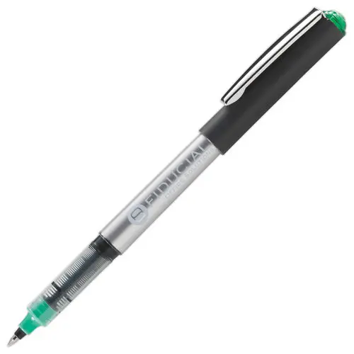 Roller pointe en métal écriture moyenne - Vert - FIDUCIAL