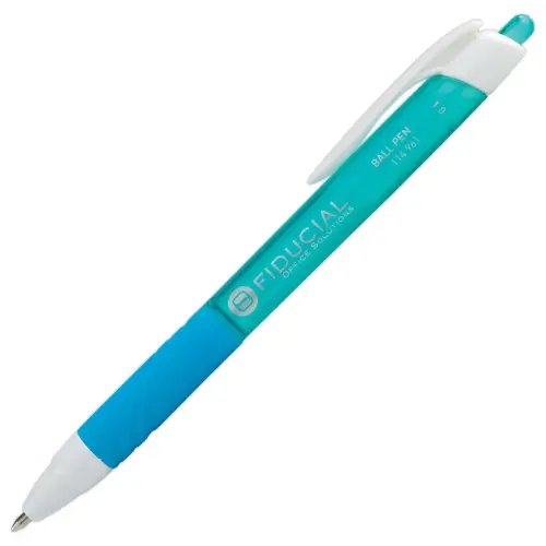 Stylo bille rétractable FIDUCIAL Grip - Ecriture moyenne