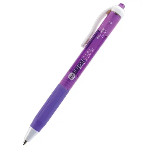 Stylo bille r&eacute;tractable FIDUCIAL Grip - Ecriture moyenne 